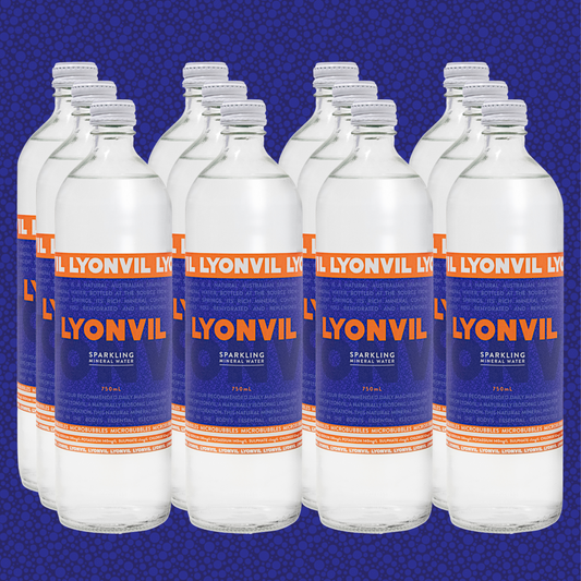 12 x 750mL Bottled Australian Sparkling Mineral Water
